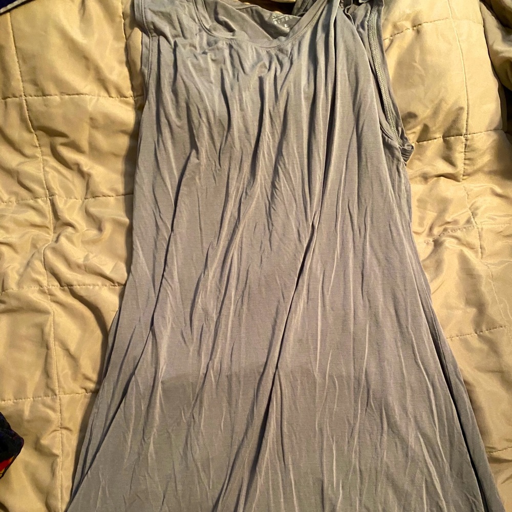 Gray maxi dress